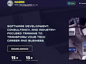 Company Website – Hasini Info Technologies Pvt Ltd