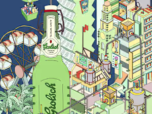 Advertisement for Grolsch Beer