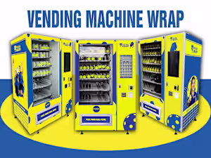Vending Machine Wrap Design