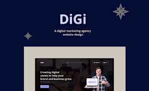 Digital Agency Website Landing Page