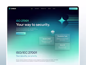 Corporate Identity & Web Design for a Cybersecurity Company
