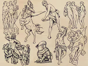 Tattoo Designs with Engraving Aesthetic