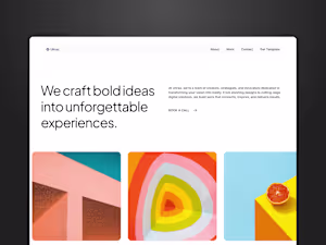 Ultras Website Template Design