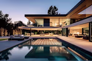 Modern Residential Home Exterior Rendering