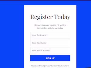 Kit Landing page built for