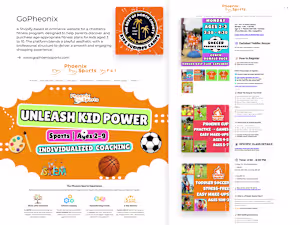 GoPhoenix: Kids' Fitness eCommerce Design & Shopify Dev