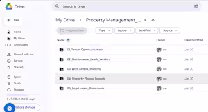Properly organized files into folders