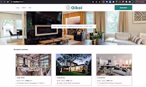 Real Estate Decentralized App