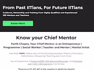 IITJEE Mentorship