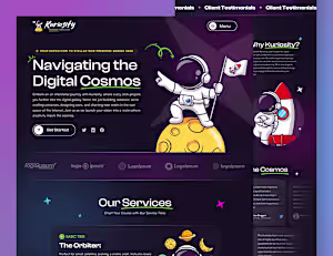 Kuriosity Homepage Re-Design