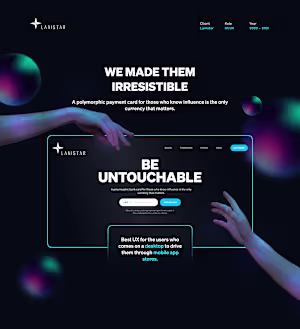 UI/UX | Lanistar | Challenger Banking Website on Behance