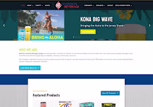 Harrison Beverage - Website Design