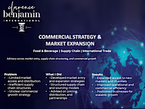 Provided strategic advisory across food