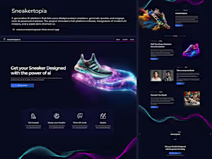 Sneakertopia - Sneaker Design with AI-Powered Customization