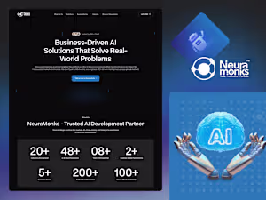 NeuraMonks' Website Rebuild in Webflow
I
