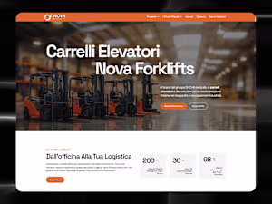 Digital Catalog Design for Forklifts & Logistics Solutions