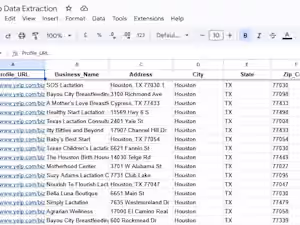 Yelp Data Extraction