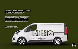 GARDEN SERVICES, a multi services garderner - brand identity