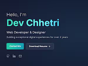 Personalized Portfoilio