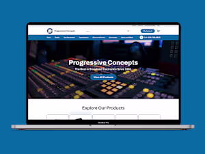 Crafted a modern, high-impact website