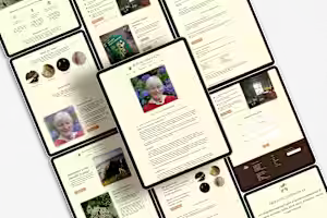 Brand Design, Web Design and Webflow Development for a Herbalist