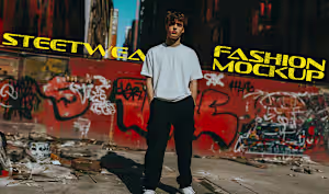 Fashion Mockups for Streetwear Brands
