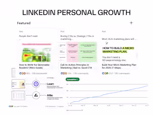 A sneak-peek from my personal LinkedIn growth. I help you gr...