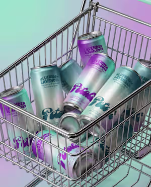 Petali - Branding and Packaging for a Botanical Soda