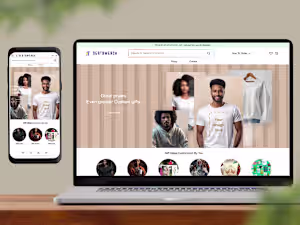 Desta Merch – Print-on-Demand Website Design & Development