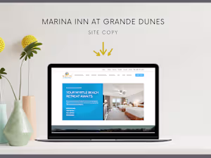 Website Copy Revamp for Marina Inn at Grande Dunes