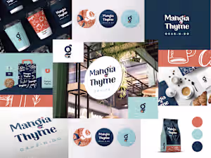 Modern Branding Kit for Coffee & Snacks Brand