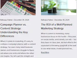 Created Blog articles for online store