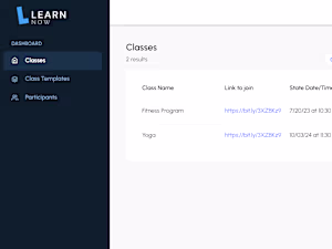 Remote Class Managing Software