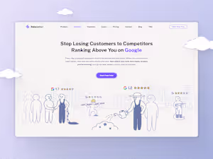 Landing Page Design for RateGather