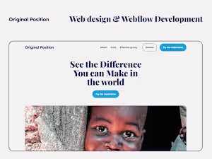 Webflow Site Redesign for Original Position