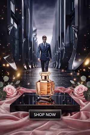 Golden Zenith: Luxury Fragrance Campaign