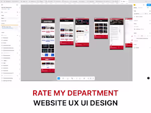 RateMyDepartment | Website UI / UX Design