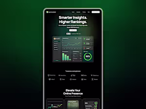 OptimizeSEO Landing Page Design