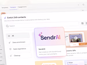Sendr UX/UI Design and Development. SaaS platform