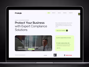 Custom Website Design for Protegis
