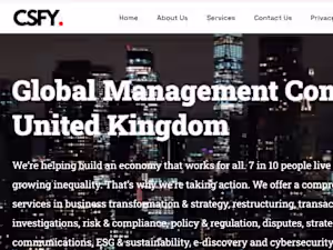 Web Development & SEO Service For Consultingservicesforyou.co.uk