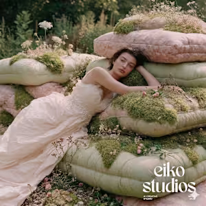 Campaign-level visuals exploring surreal femininity