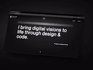 Pratik Trivedi — Web Designer