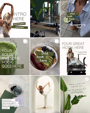 This pilates coach feed was