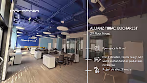 Allianz Țiriac, Bucharest
Office fit-out project
