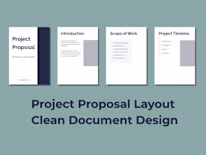 Project Proposal Layout — Clean