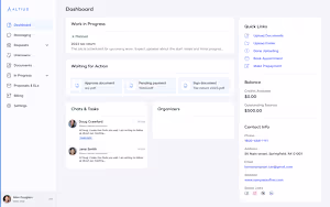 Web App Redesign for Altius CPA Client Portal