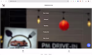 Booking system for games in
