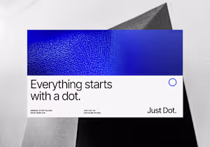 Just Dot – Minimalist Pitch Deck Template