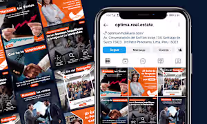 Social Media Content Design - Optima & Plataforma 10 : Behance